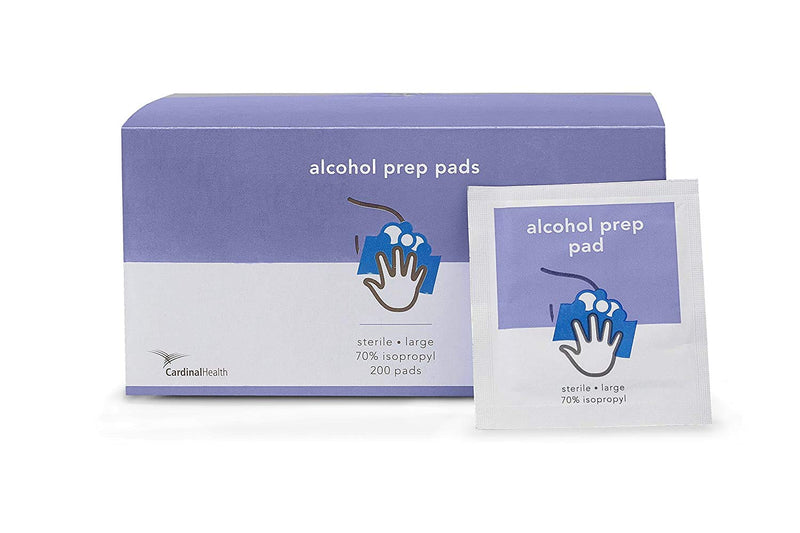 Balego 70% Isopropyl Alcohol Prep Pad, Individually Packaged 2 Ply Chg, Med 2.5 X 1.2 Inch Sterile 200/box, 200 Count - NewNest Australia