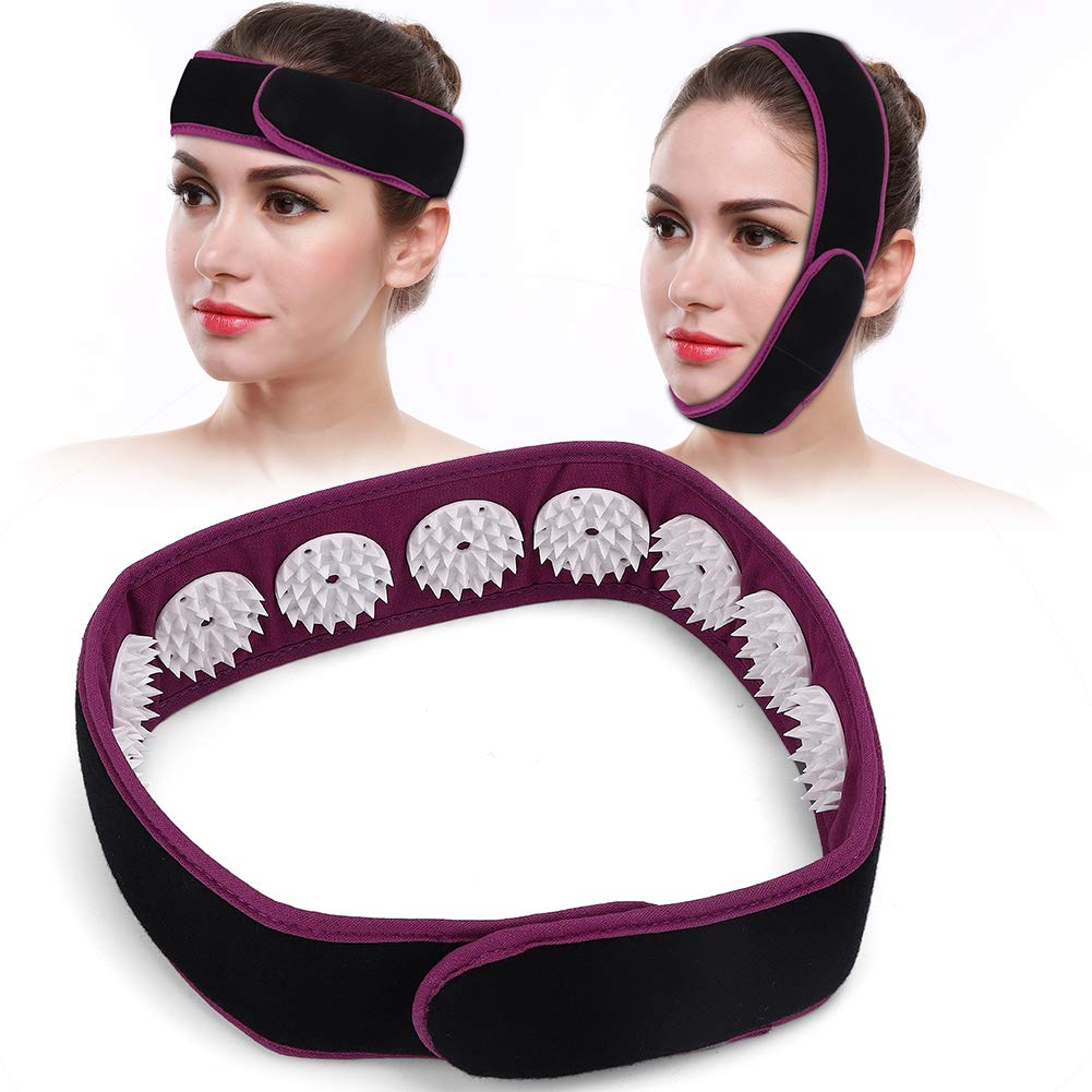 Wytino Acupressure Wrap Headband, Portable Massage Headband for Relief Neck and Head Pain Soreness Muscle Stress and Relaxation Meditation(Purple) Purple - NewNest Australia