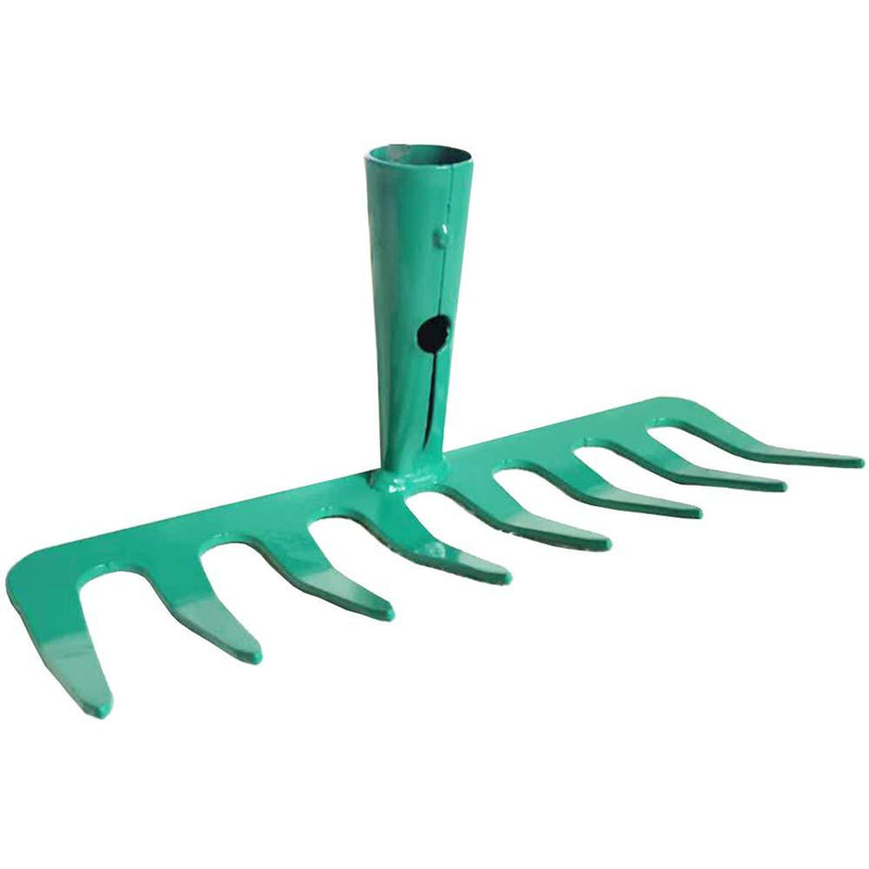 8 Teeth Mini Garden Rake Replacement Head for Kids Hard Metal Hand Rake Head Only NO Handle - NewNest Australia