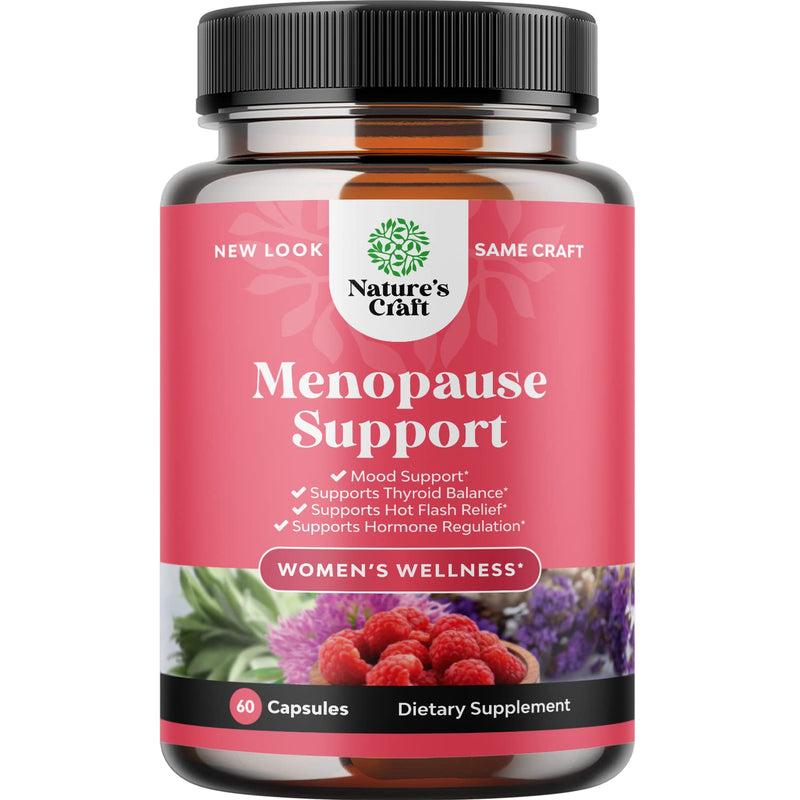 Natural Menopause Supplements for Women - Perfect for Hormonal Balance, Night Sweating & Hot Flashes Menopause Relief - Black Cohosh for Menopause & Adrenal Support with Resveratrol & Dong Quai - NewNest Australia