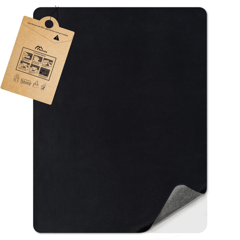 Numola Leather Repair Patch, Vinyl Repair Kit, Self-Adhesive Leather Repair Tape for Sofas, Drivers Car Seat, Couch, Handbags, Jackets (Black, 3×4 inch) Black 3X4 inch - NewNest Australia