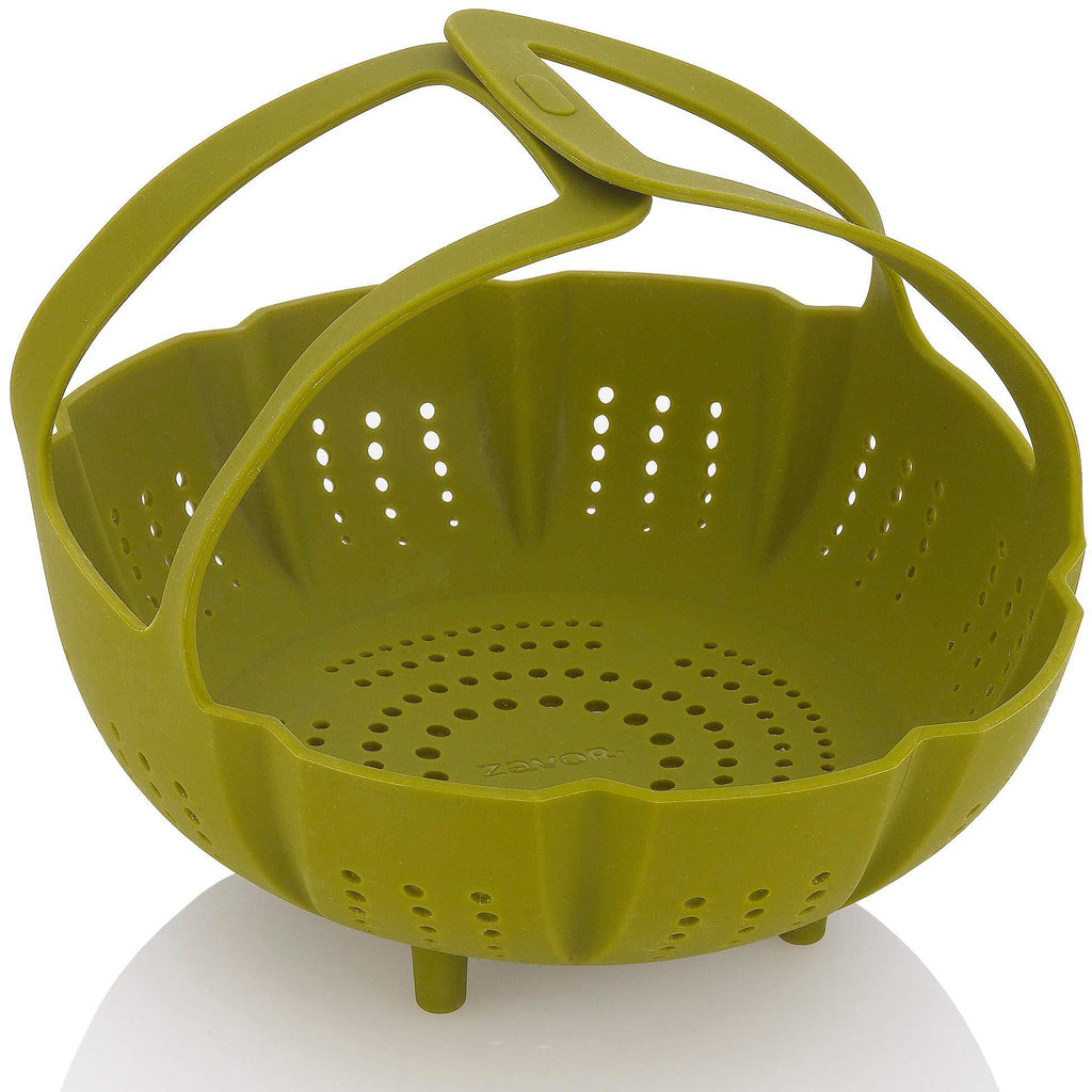 Zavor Silicone Steamer Basket & Strainer for 6Qt & Larger Pressure Cookers, Multicookers, Instant & Stock Pots | BPA-free, Non-scratch Pressure Cooker Accessories Collection, Green (ZACMISB22) - NewNest Australia