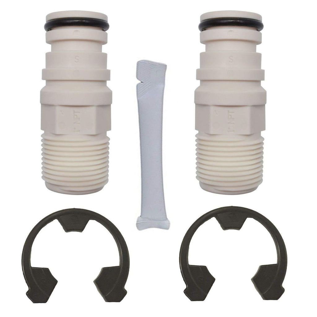 7280203 - Water Softener Installation Adapter Kit with (2) clips, (2) o-rings and silicone o-ring lubricant - NewNest Australia