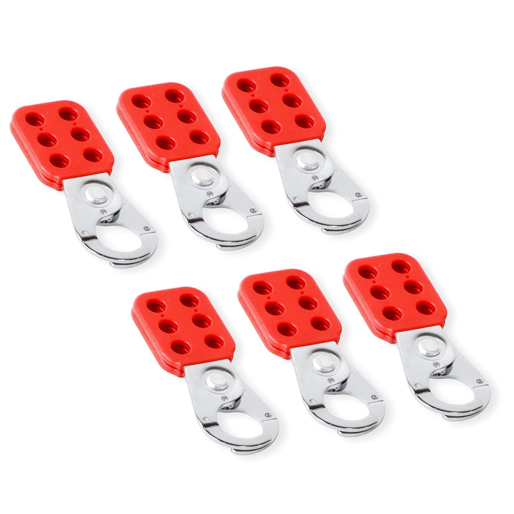 TRADESAFE Lock Out Tag Out Lock Hasp. 6 Pack Lockout Tagout Hasp. Steel Padlock Hasp for Lock Out Devices. Heavy Duty Loto Hasp for Lockout Safety Supply, Kits, and Stations - NewNest Australia