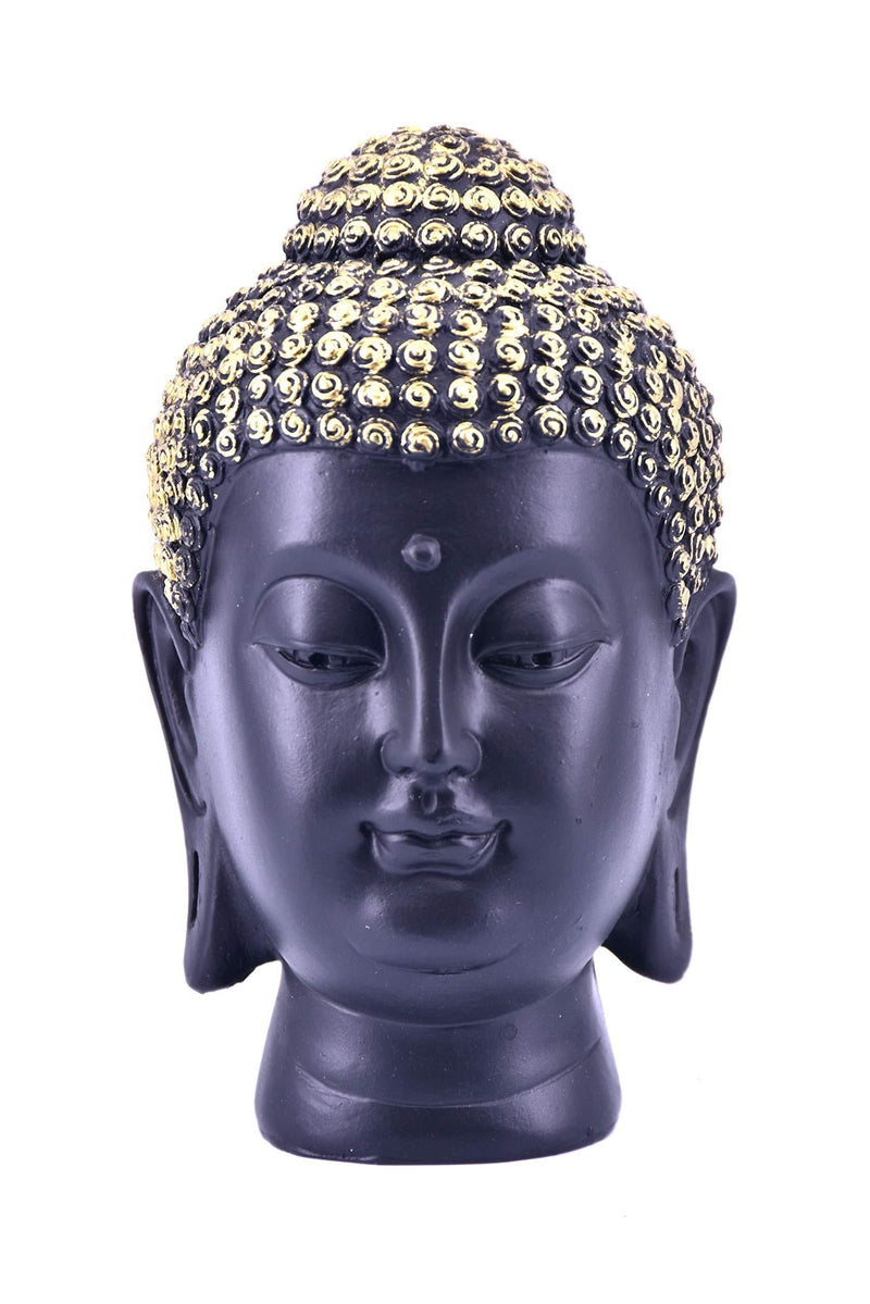 NewNest Australia - LHR trading inc Meditating Buddha Shakyamuni Head Statue 4" Tall Blessing Mercy & Love Peaceful 