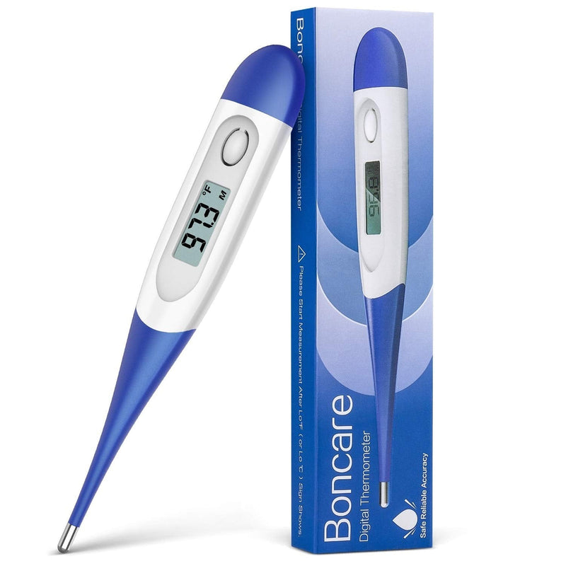 Thermometer for Adults, Digital Oral Thermometer for Fever with 10 Seconds Fast Reading Dark Blue - NewNest Australia