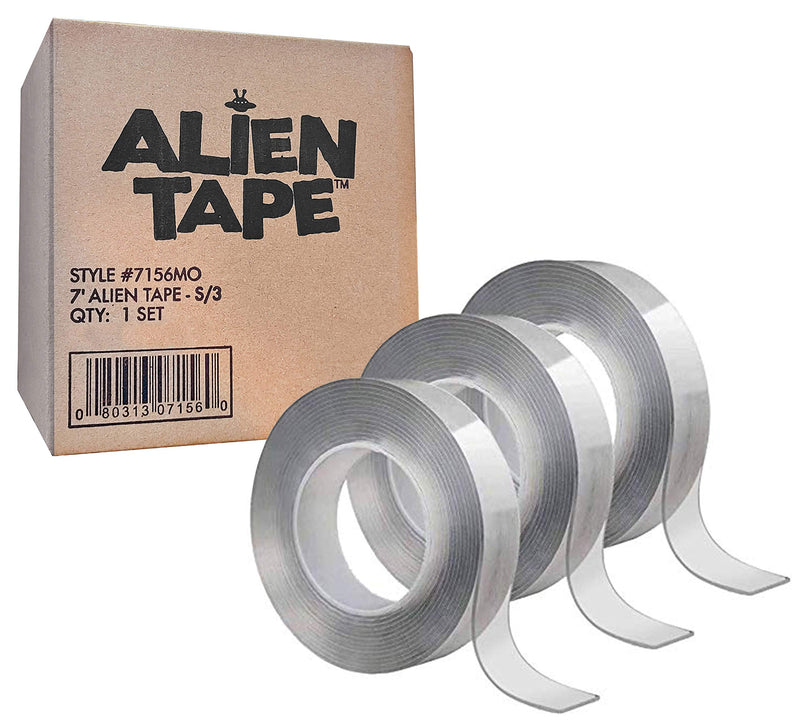 Alientape by Bell+Howell Nano Double Sided Tape, Multipurpose Removable Adhesive Transparent Grip Mounting Tape Washable Strong Sticky Heavy Duty for Carpet Photo Frame Poster Décor As Seen On TV - NewNest Australia