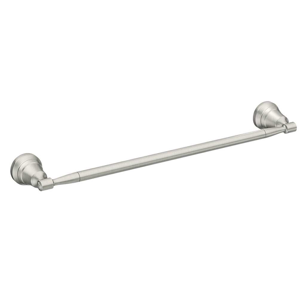 Moen MY0318BN Halle 18-inch Single Towel Bar, Brushed Nickel - NewNest Australia