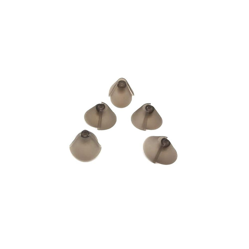 GN Resound Sure Fit Hearing Aid Standard Receiver Tulip Domes Dark Gray Split Ear Rub Piece Comfortable BTE Hearing Amplifier PSAP Kit Ear Tips Invisible, Perfect for Open Air (Open fit)(5 pcs) 5 Count (Pack of 1) - NewNest Australia