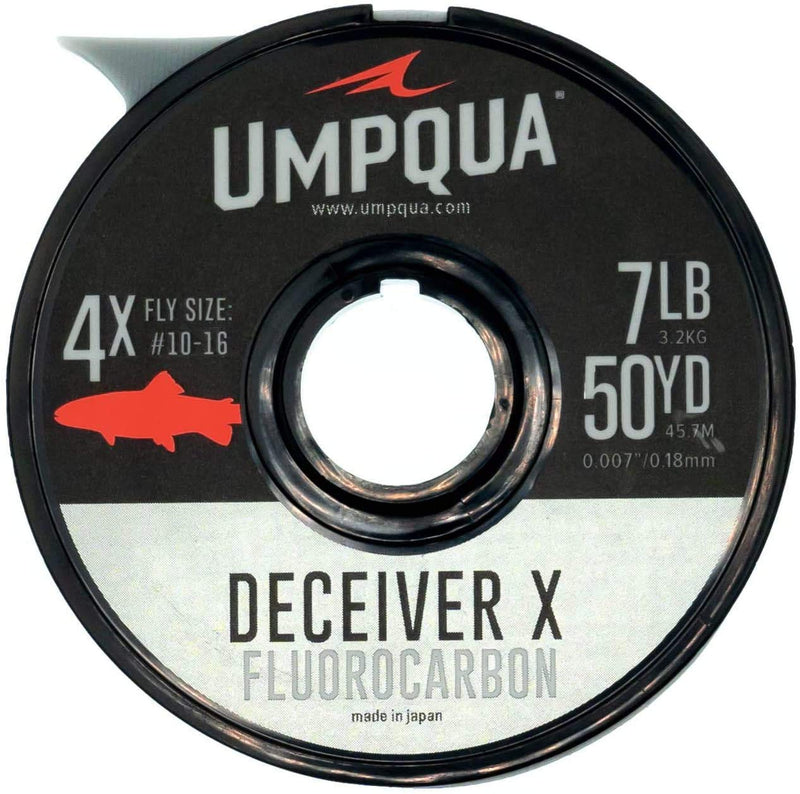 Umpqua Deceiver X Fluorocarbon Fly Fishing Tippet - 50 Yards One Color 3X - NewNest Australia