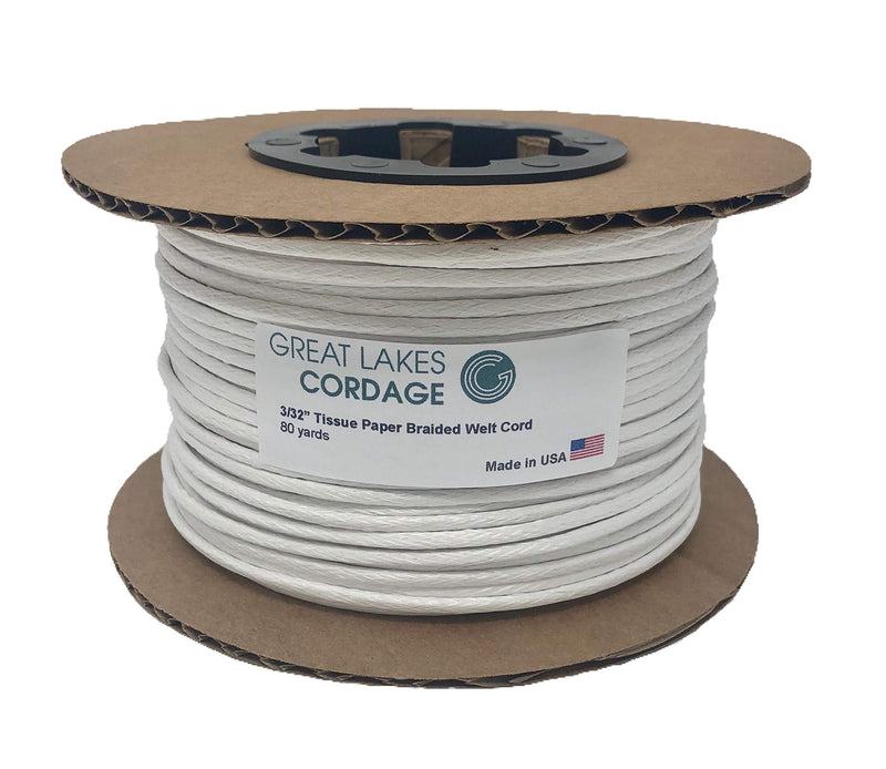 Tissue Upholstery Welt Cord, Semi-Firm (3/32" 80 Yards) 3/32" - 80 yards - NewNest Australia
