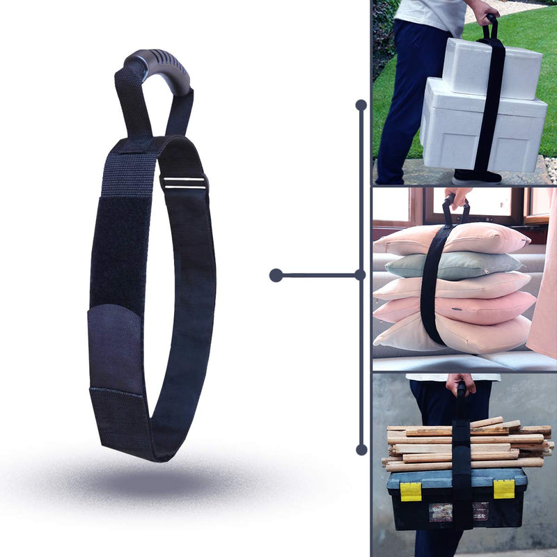 Heavy Duty Luggage Lashing Strap Holder for Bulky Item with Handle XL Tie Down Adjustable Strap Cinches Tight for a Secure Hold Max Load for 154 LBs Ideal for Bulky Items Traveling Black - NewNest Australia