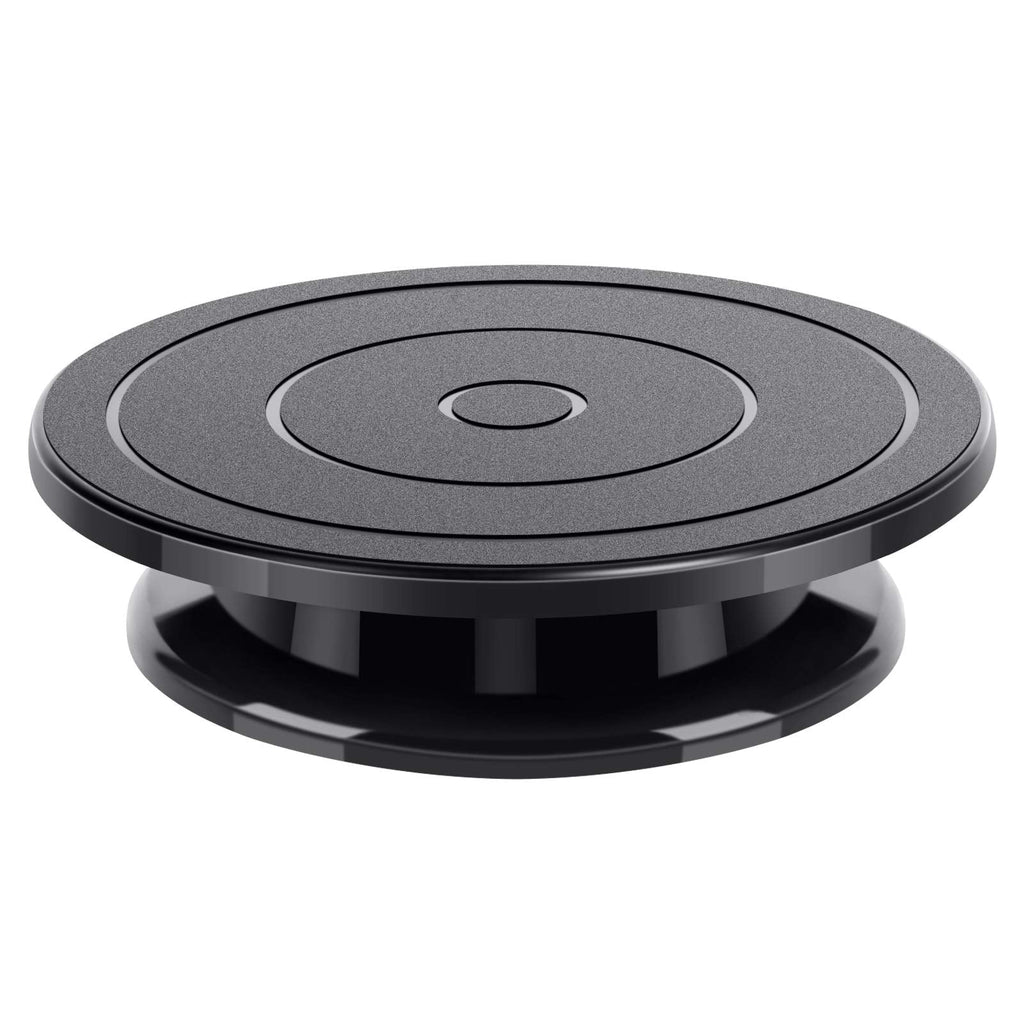 Kootek 11 Inch Rotate Turntable Sculpting Wheel Revolving Cake Turntable Black Painting Turn Table Lightweight Stand for Paint Spraying Spinner, Cake Decorating, Displaying Item - NewNest Australia