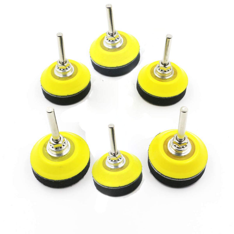 Sanding Discs Pad Kit-2 Inch(50mm) Hook and Loop Sanding Pad for Sanding Discs with 1/4 inch Shank Drill Attachment and Soft Foam Buffering Pad,6 Packs 2 inch Sanding Pad - NewNest Australia