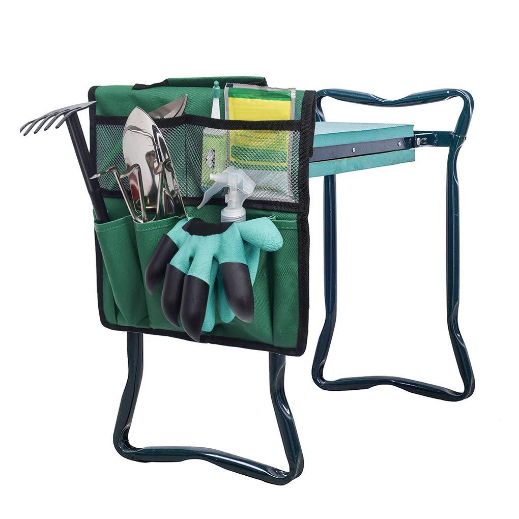 Clobeau Garden Kneeler Seat Bags Garden Tools Bags Gardening Tote Bag Gardeners Bench Kneeling Bag Garden Caddy Bags Gardeners Storage Bag Tote Organizer Yard Hand Tool Carrier Bag Storage Green - NewNest Australia