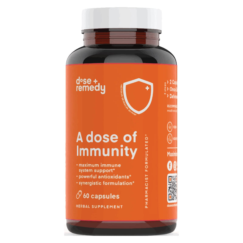 A Dose of Immunity Quercetin with Vitamin C and Zinc, Vitamin D, 500mg Quercetin Bromelain with Echinacea & B Vitamins, Lung Immune Support Supplement 7 in 1 Immune Defense Immunity Booster (60 Count) 60 Count (Pack of 1) - NewNest Australia