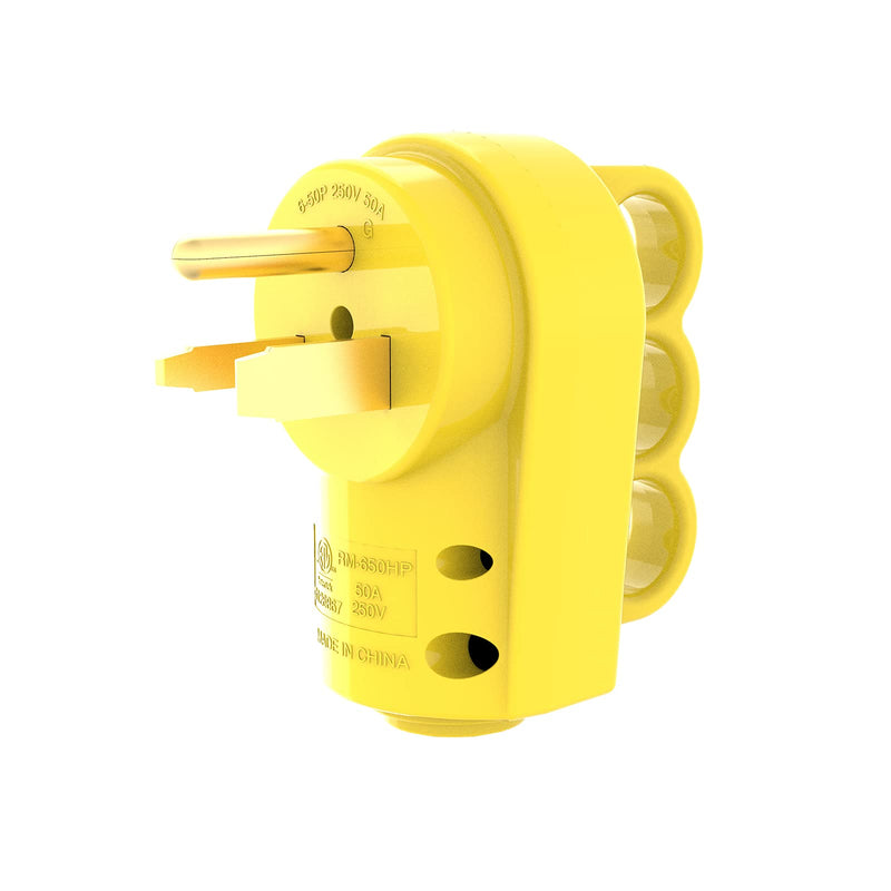 RVGUARD NEMA 6-30P/6-50P Plug, 30/50 Amp 250 Volt Male Plug, 6-30P/6-50P Welder Replacement Plug, ETL Listed 6-50HP - NewNest Australia