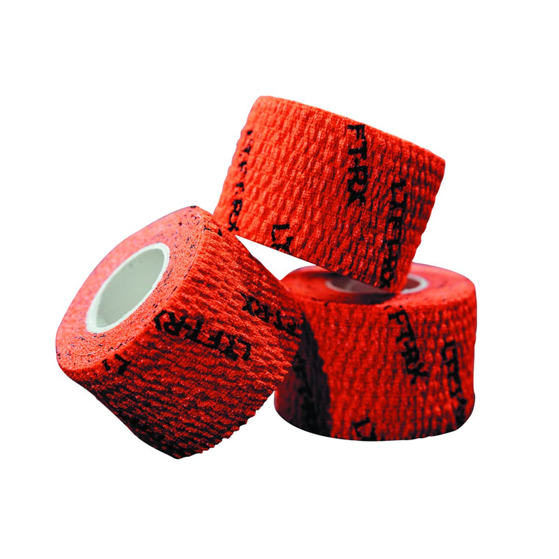 LYFT-RX Weightlifting Hook Grip Tape w/Premium Adhesive for Olympic Weight Lift, Crossfit, Lifting & Gym, Stretch Athletic Finger Wrap, Protects Thumb Fingers Hand & Enhances Grip Orange 1.5-inch 3 ROLLS - NewNest Australia