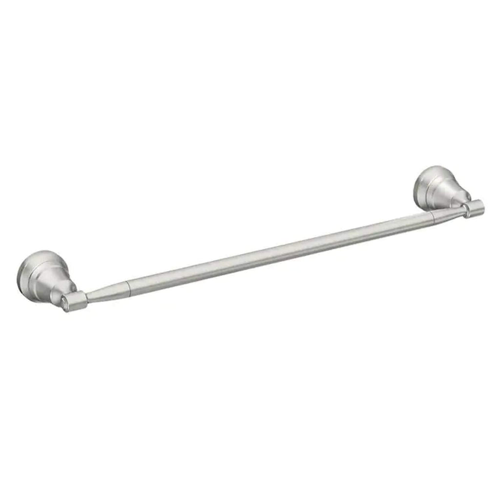 Moen MY0324BN Halle 24-inch Single Towel Bar, Brushed Nickel - NewNest Australia