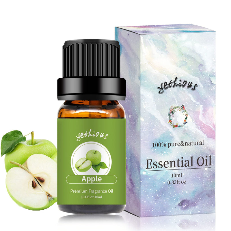 yethious Apple Essential Oil for Diffuser Organic Pure Fruit Oils Aromatherapy Gift Oil 10ml for Diffuser Mothers Day Gifts - NewNest Australia