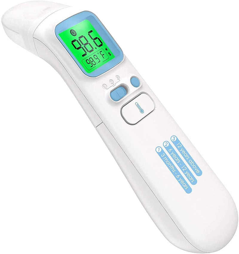 Touchless Thermometer – Forehead Thermometer for Adults,No Touch for Fever, Baby Kids Child with Batteries, Fever Alarm, 35 Groups Data Storage - NewNest Australia