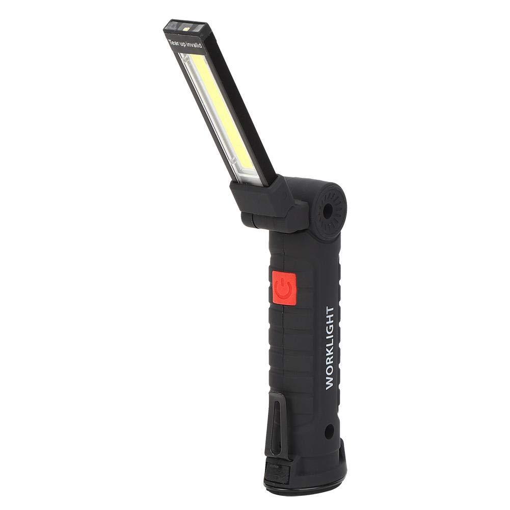 eecoo Led Flashlight, USB Rechargeable COB Work Light with Strong Magnet, 5 Lighting Modes, Emergency Torch is Suitable for Camping, Maintenance, Fishing - NewNest Australia