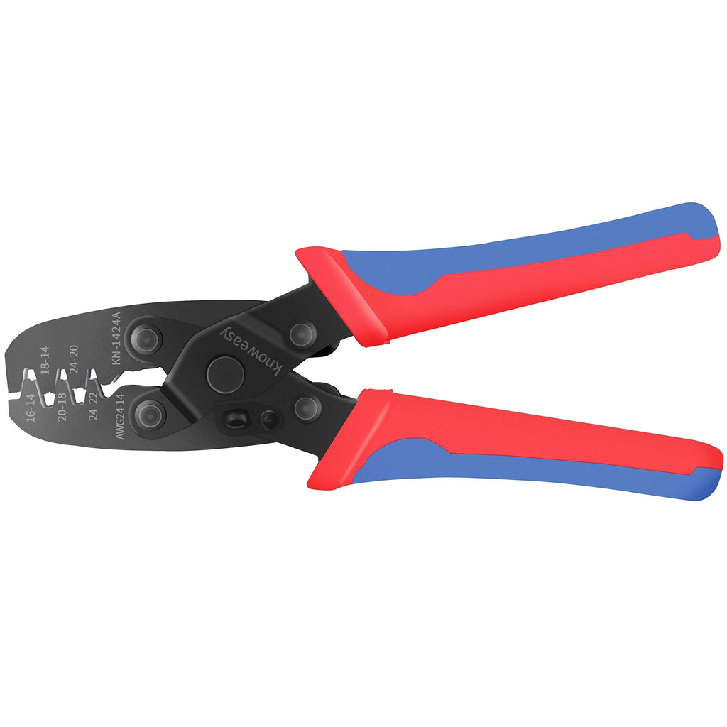 Molex Crimping Tool,knoweasy Open Barrel Terminal Crimping Tool for Molex,Delphi,AMP and Tyco,Harley,PC and Computer,Automotive 24-14 AWG 1424A - NewNest Australia