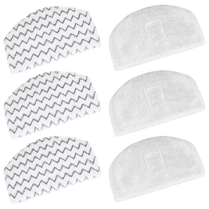 Mochenli 6 Pack Steam Mop Pads Replacement for Bissell Powerfresh Steam Mop 1940 1440 1544 1806 2075 Series, Model 19402 19404 19408 19409 1940a 1940f 1940q 1940t 1940w Washable Cleaning Pad - NewNest Australia