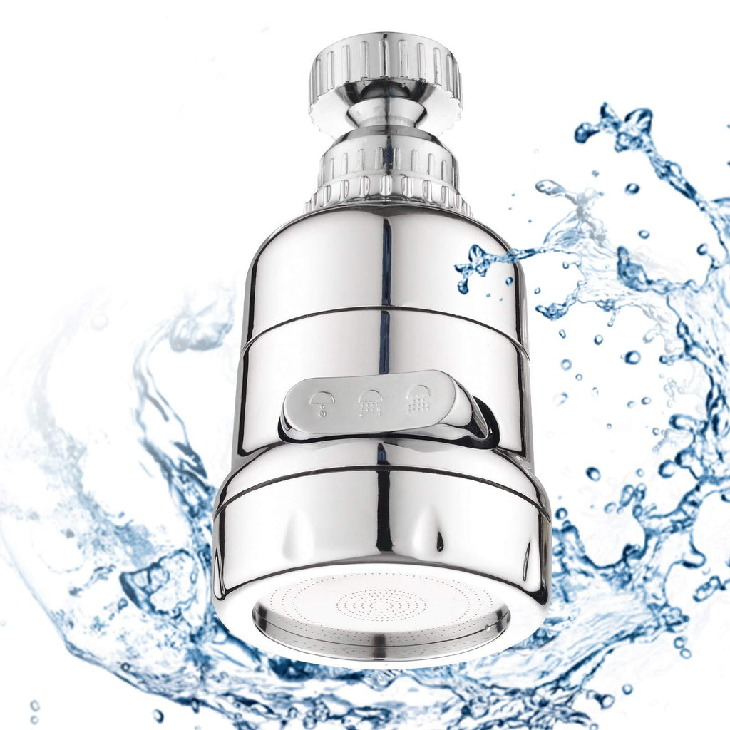 Srmsvyd Kitchen Faucet Head Water Filters Sprayer Attachment,360°Rotatable Moveable Kitchen Tap Purified Water Head.(Chrome finish) Chrome Finish - NewNest Australia