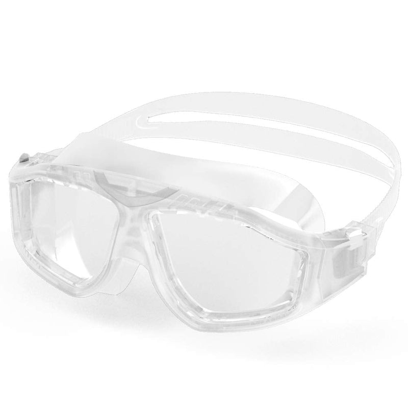 OutdoorMaster Swim Mask - Wide View Swimming Mask & Goggles Anti-fog Waterproof White - NewNest Australia