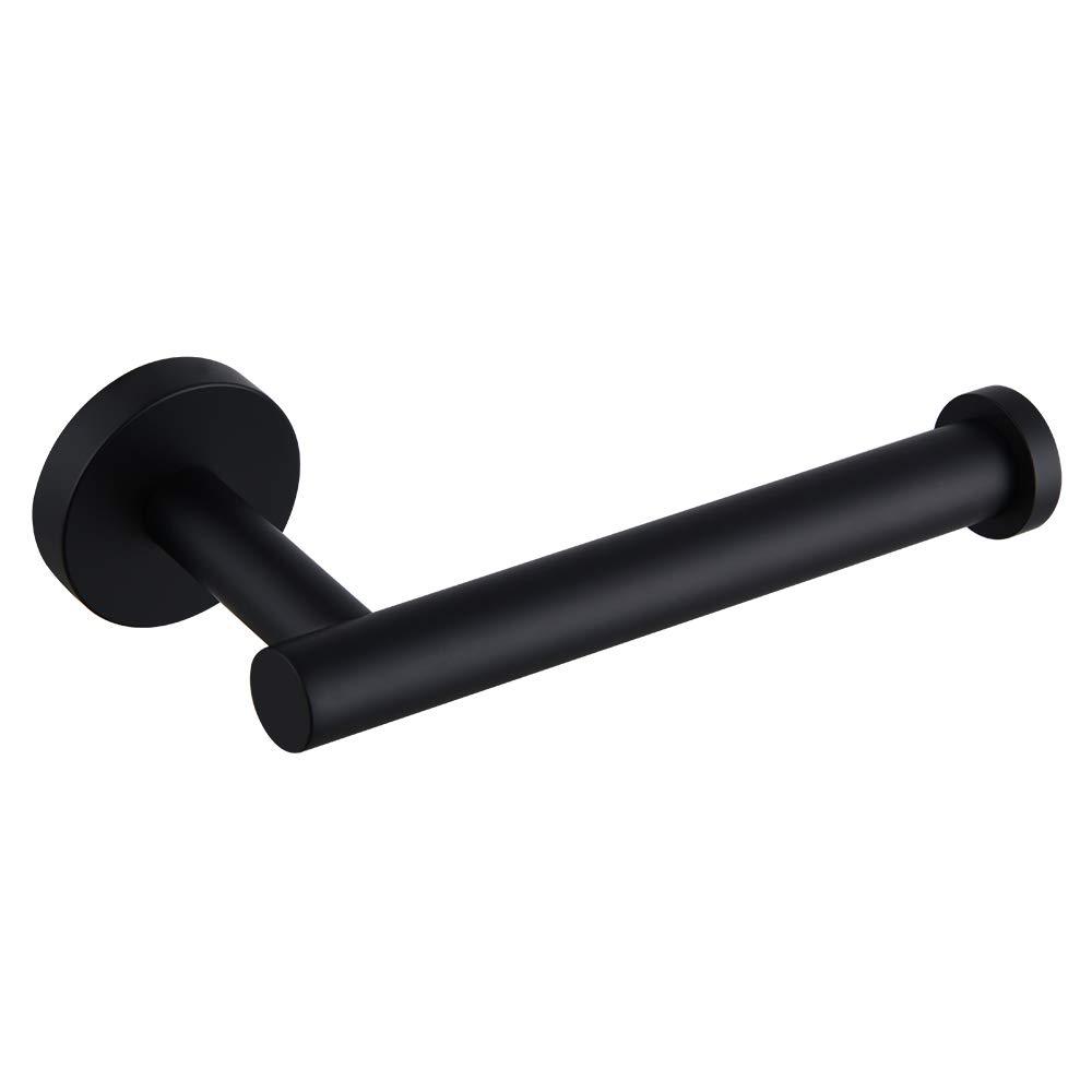 Matte Black SUS 304 Stainless Steel Toilet Paper Holder Black Wall Mounted Toilet Tissue Roll Holder for Bathroom - NewNest Australia