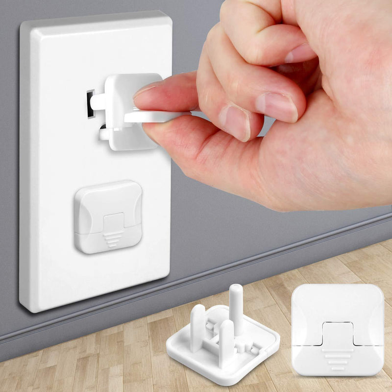 Outlet Covers Baby Proofing with Hidden Pull Handle (50 Pack) Plug Covers Prevent Electric Shock from the Source of the Outlet Plug Child Proof Outlet Covers 3-Prong Child Outlet Protectors Outlet Cap - NewNest Australia