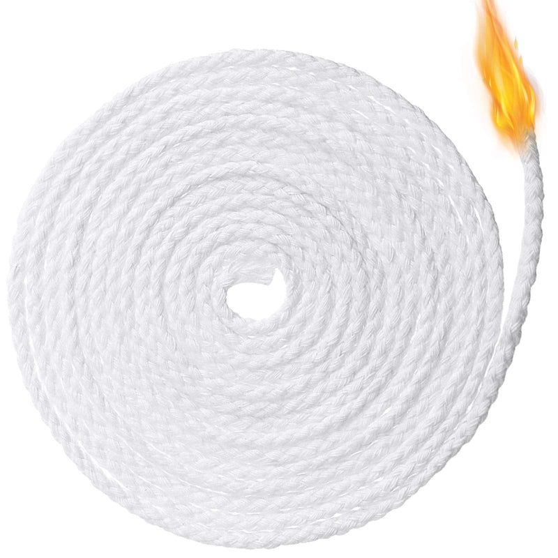 6.56 Feet Oil Lamp Wicks Replacement Braided Round Candle Wick for Oil Lamps and Candles, DIY Handmade Candle Making Supplies (2.6 mm/ 0.1 Inch) 2.6 mm/ 0.1 Inch - NewNest Australia