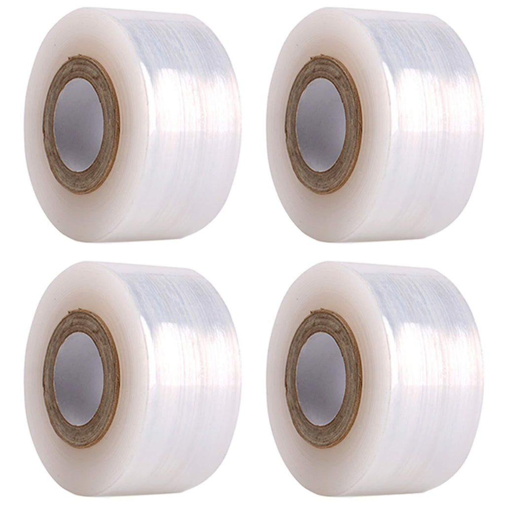 Wuhuwuhu Grafting Tape PE Stretchable Self-Adhesive Membrane Clear Floristry Film Moisture Barrier Parafilm for Garden Nursery Fruit Trees Garden Budding Tree Seedling Graft 4 Pcs - NewNest Australia