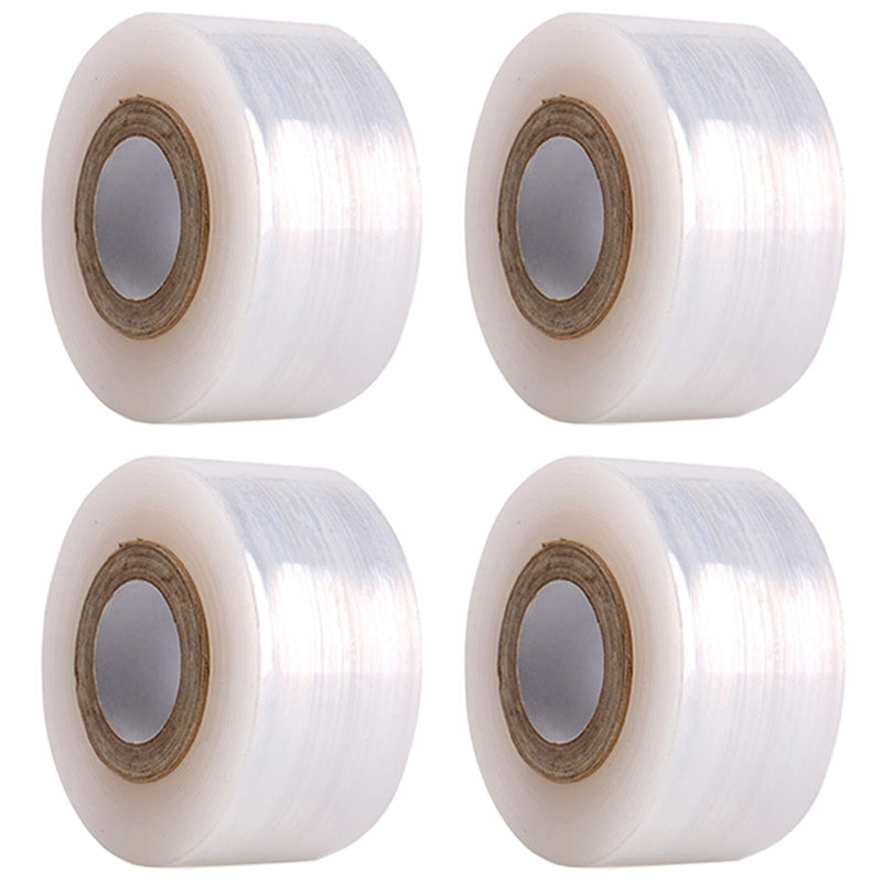 Wuhuwuhu Grafting Tape PE Stretchable Self-Adhesive Membrane Clear Floristry Film Moisture Barrier Parafilm for Garden Nursery Fruit Trees Garden Budding Tree Seedling Graft 4 Pcs - NewNest Australia