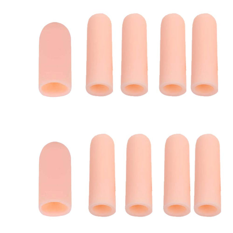 HioIoiH Silicone Finger Protectors(10 Pack),for Women,Finger Bandages,Gel Finger Cots & Protector,Finger Bandages Plasters,Relief from Pain of Finger Tips Cracked, Arthritis. - NewNest Australia