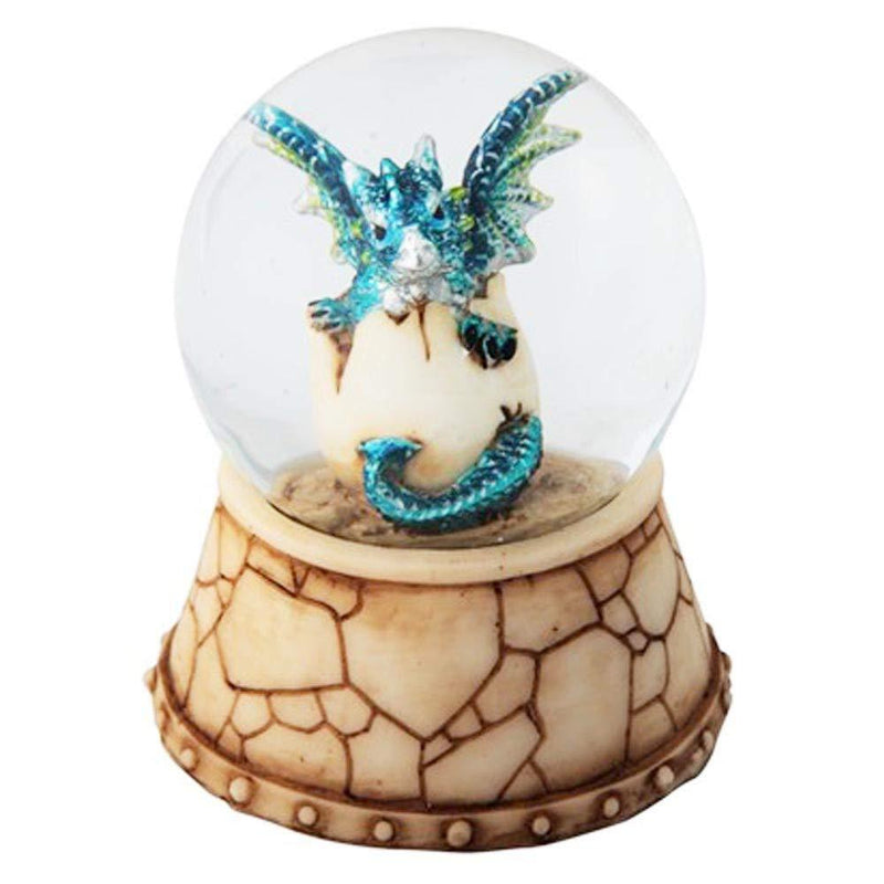 NewNest Australia - The Bridge Collection Medieval Dragon Snow Globe (Blue) Blue 