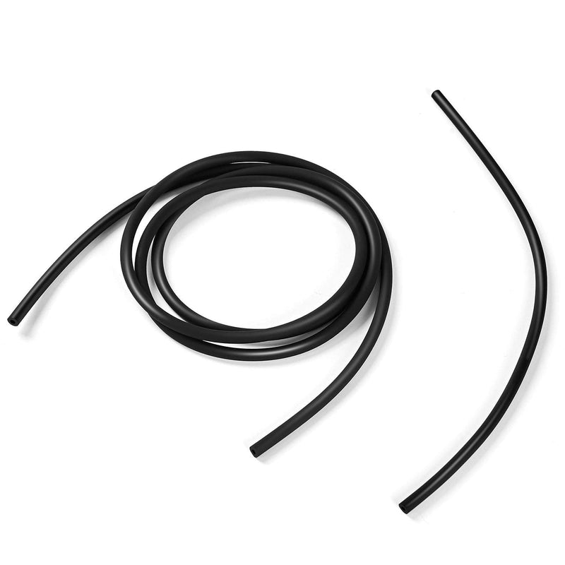 DLM Silicone Hose for Sanitizer Machine- 2 PCS High Grade Vacuum Replacement Silicone Tubing, Silicone Vacuum Tubing Hose Black 60 psi Maxiumn Pressure (5 Feet+1 Foot) Black 2 Kit - NewNest Australia