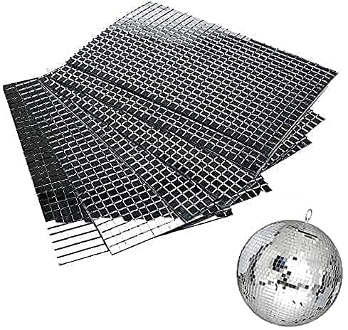 Self-Adhesive Real Glass Craft Mini Square Mirrors Mosaic Tiles( 5 x 5mm,6 Sheet,3600Pcs) - NewNest Australia