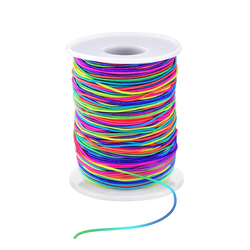 1mm Stretchy Bracelet String, Sturdy Rainbow Elastic String Elastic Cord for Jewelry Making, Necklaces, Beading and Crafts - NewNest Australia