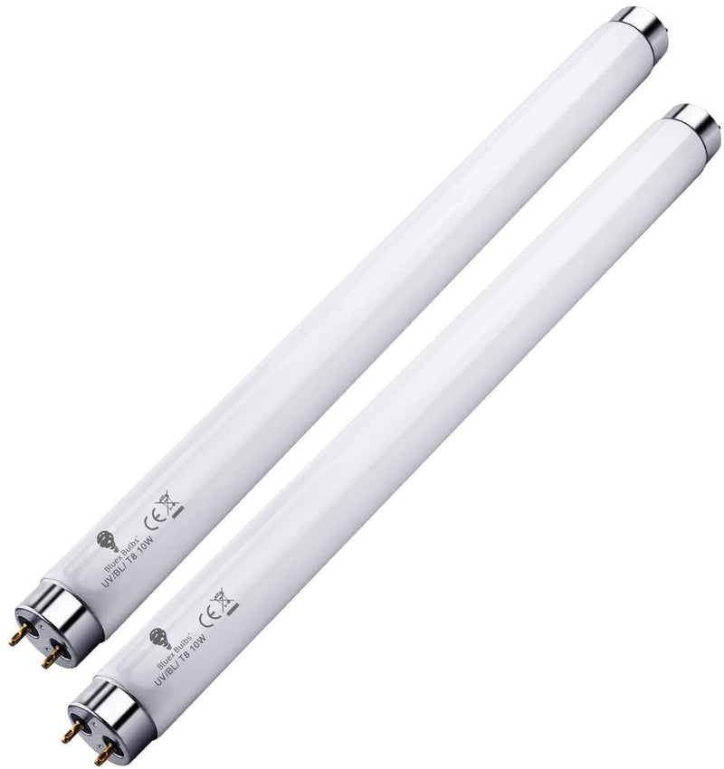 2 Pack Bug Zapper Replacement Lamp Bulb Light Tube 10W for 20W Electronic Bug Zapper T8 Fluorescent Light Tube Replacement Bulb for Bug Zapper - NewNest Australia