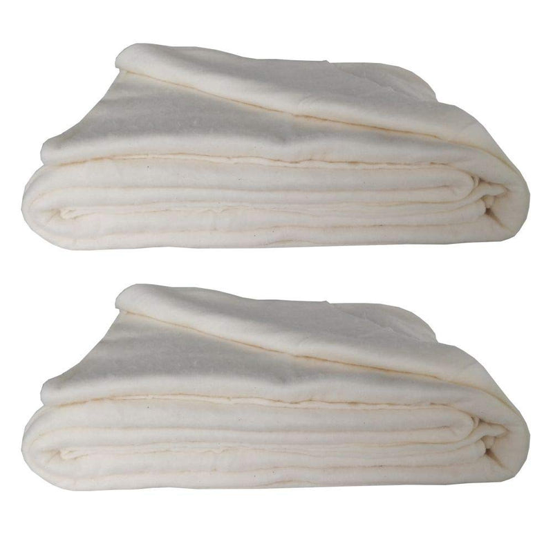 2PCS 36x 45 Inch 100% Natural Cotton Quilt Batting for Quilting Fabric Sewing Craft 2PCS 36x 45 Inch - NewNest Australia