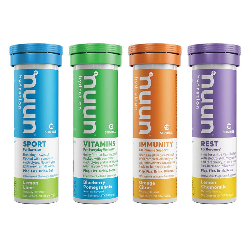 Nuun Complete Pack Sport, Vitamins, Immunity, and Rest Hydration Drink Tablets, Mixed, 42 Piece Set - NewNest Australia