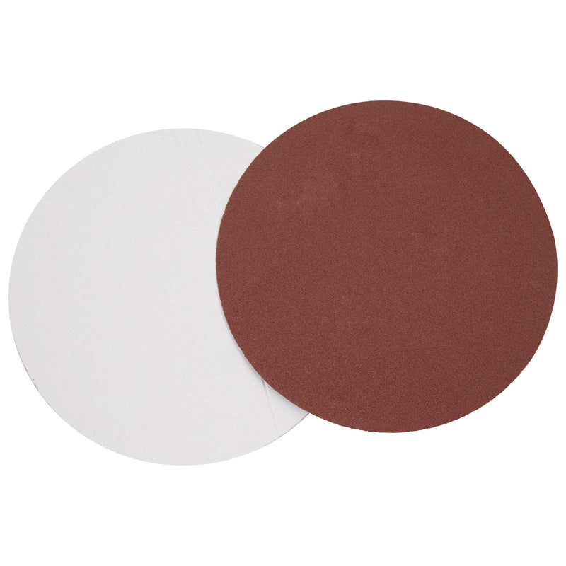 POWERTEC 110541 8-Inch PSA Aluminum Oxide Adhesive Sanding Disc w/Assorted Grits for Automotive and Woodworking, Assorted Grits 60/80/100/120/180/240-30 Pack - NewNest Australia