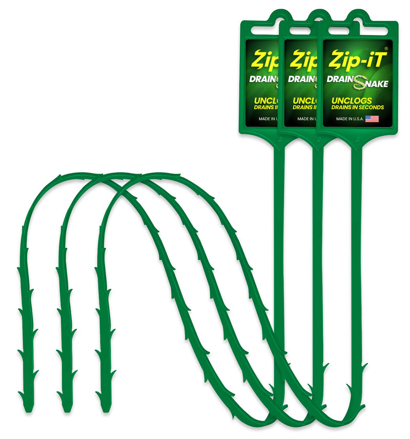 3PK Zip-It® Drain Cleaner From Original Inventor MADE IN USA - NewNest Australia