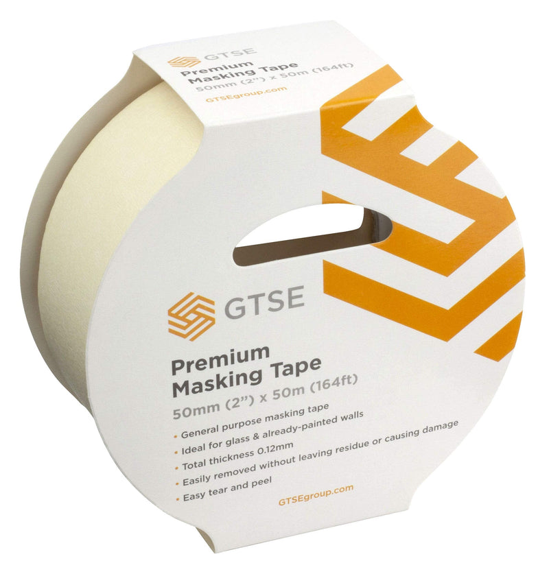 GTSE Masking Tape, 2 inches x 55 Yards (164 ft), Multi-Surface Wide Adhesive Painting Tape, 1 Roll 2" x 55 yds - NewNest Australia
