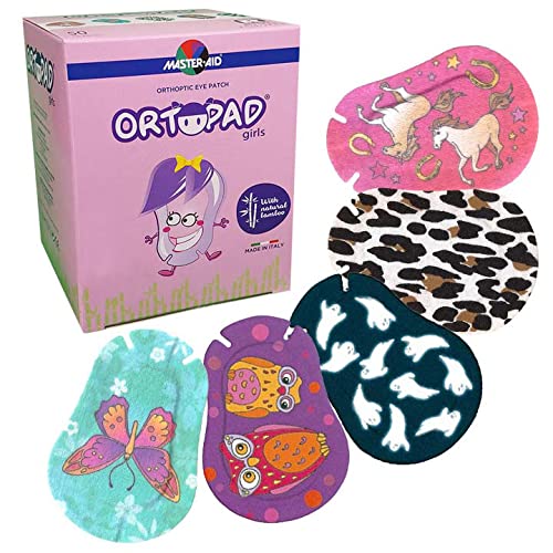 Ortopad® Bamboo Girls Eye Patches, 50/Box (Regular Size, 4+ yrs) Ghosts/Owls Pack - NewNest Australia