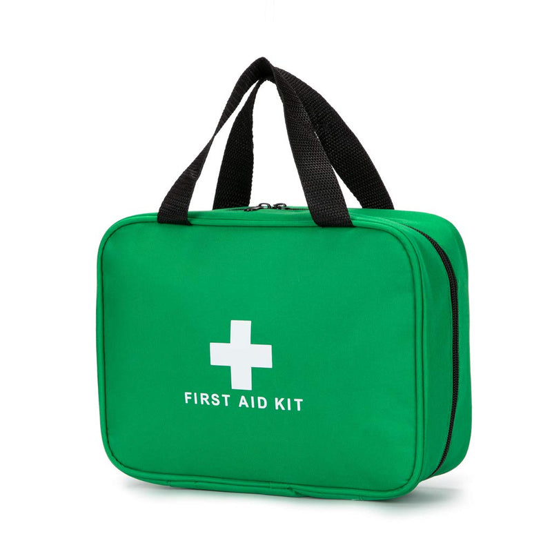 Jipemtra Red First Aid Bag Empty Travel Rescue Pouch First Responder Storage Compact Survival Medicine Bag for Car Home Office Kitchen Sport Outdoors (Green) Green - NewNest Australia