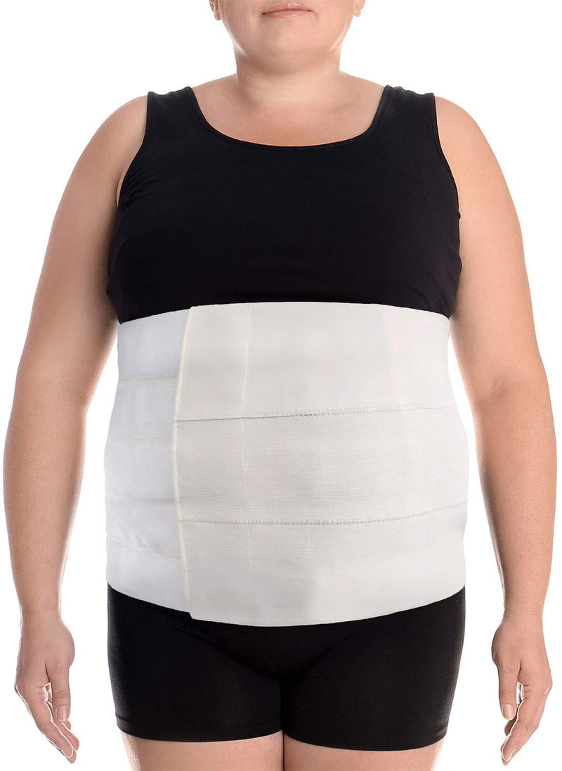 Abdominal Binder Plus Size Belly Binder – Postpartum Tummy Tuck Belt Gives Slimming Bariatric Band Stomach Compression Wrap to Help Hernia or Post Surgery, C Section Pregnancy Women Men XXL 47” to 70” XXL/3XL (47" to 70") - NewNest Australia
