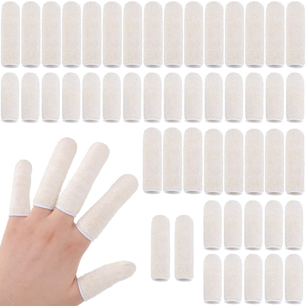 50 Pieces Finger Cots, Finger Toe Sleeves, Thumb Protector, Fingertips Protective, Cushion, Moisture-Wicking (Short 2 Inch and Long 3 Inch) - NewNest Australia